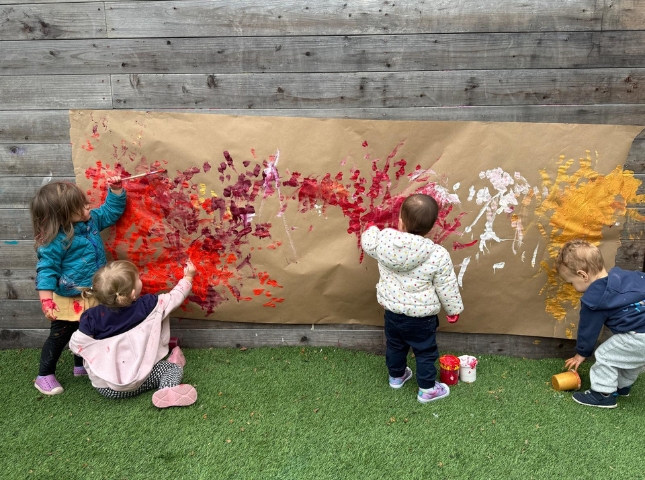 Toddler classroom activities in Alameda CA